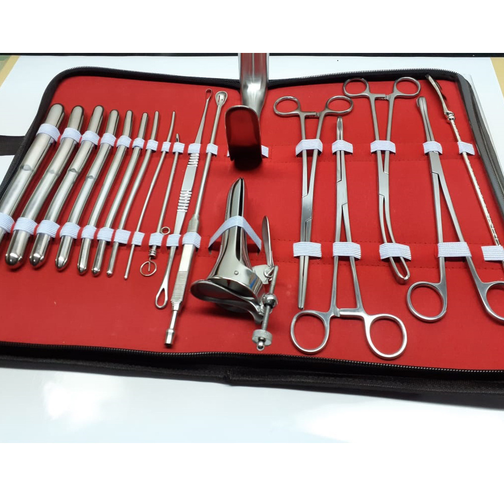 DNC Set Gynecology Instruments Kit Serrated Forceps