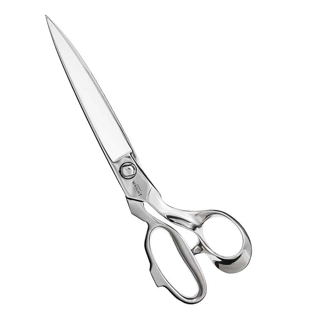 Heavy Duty Embroidery Scissors Full Stainless Steel Professional Tailor Scissors Household Sewing Clothes Scissors Shears