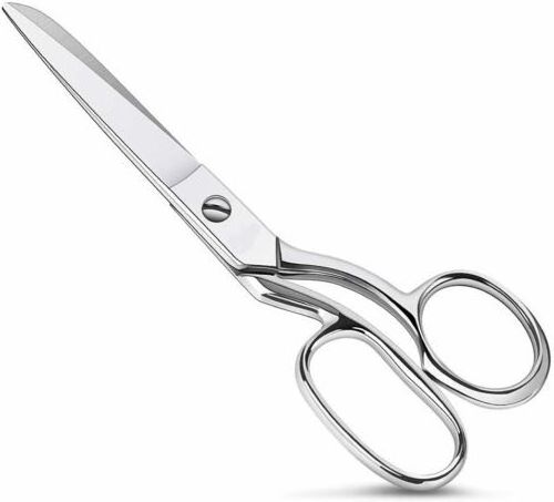 Heavy Duty Embroidery Scissors Full Stainless Steel Professional Tailor Scissors Household Sewing Clothes Scissors Shears