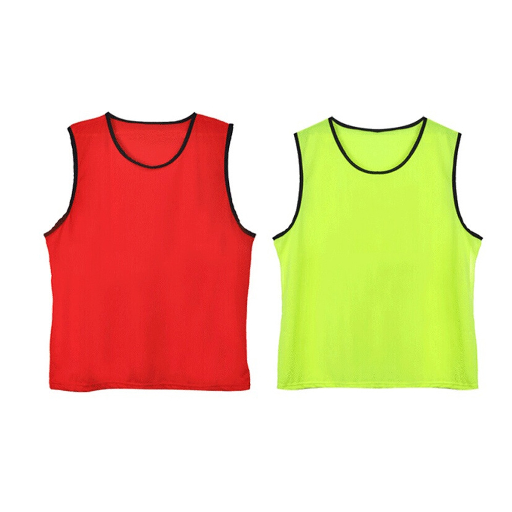 Mesh Sports Training Bibs Pinnies Scrimmage Vests for Soccer Basketball Football Volleyball and Other Team Games