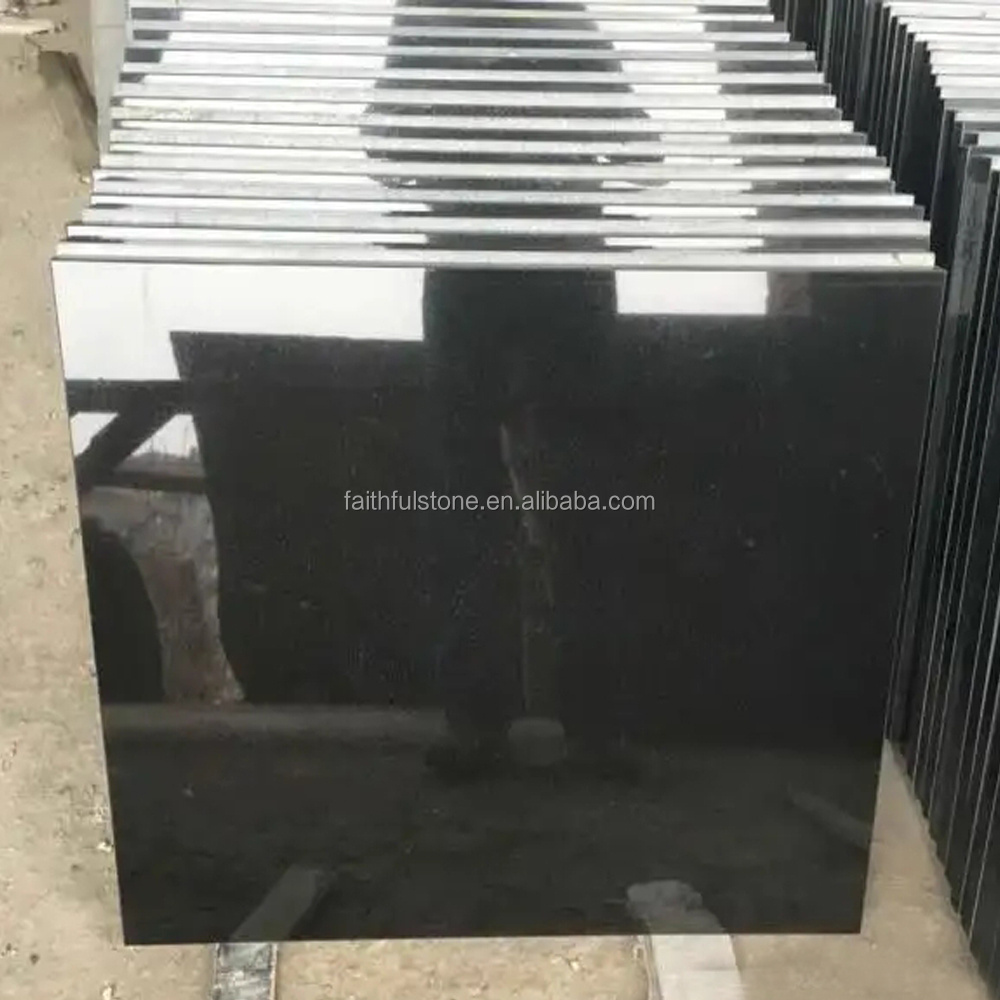 wholesale absolute black granite shanxi black big slabs for tombstone headstone gravestone wall flooring tiles