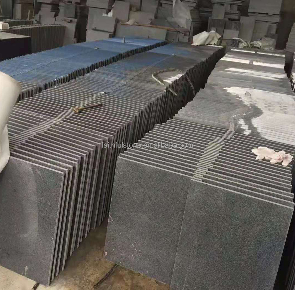 flamed dark grey granite G654 flooring tiles big slabs stairs steps & risers paving stone for outdoor flooring