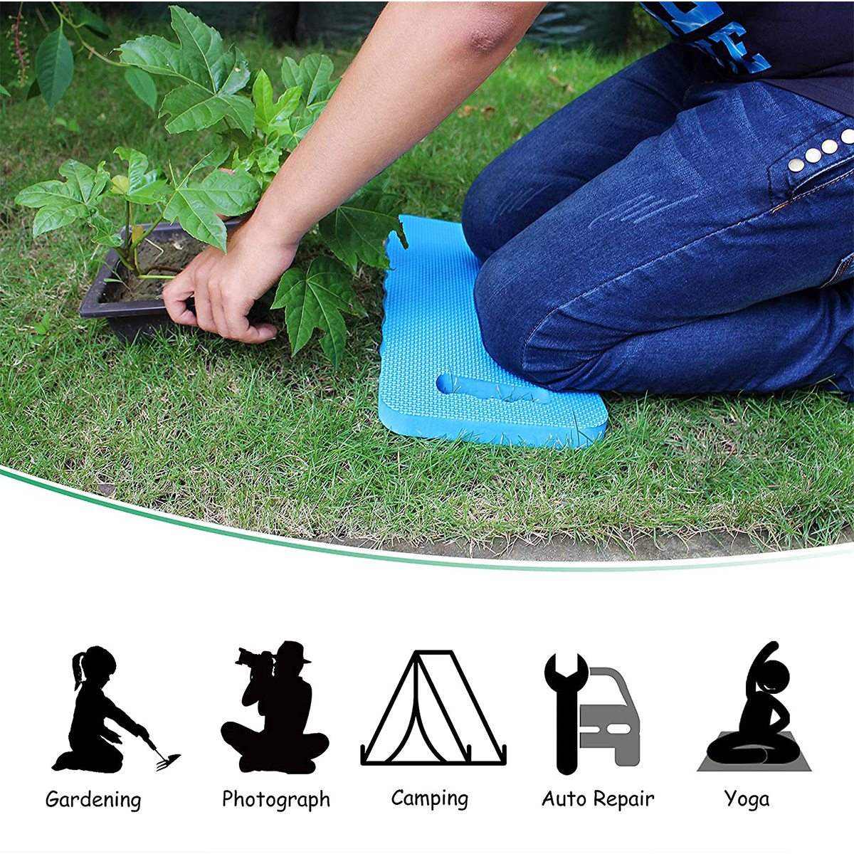 China Manufacturer Cheap Versatile Housework EVA Mat Garden Guard Cushion Thick Kneeing Pad