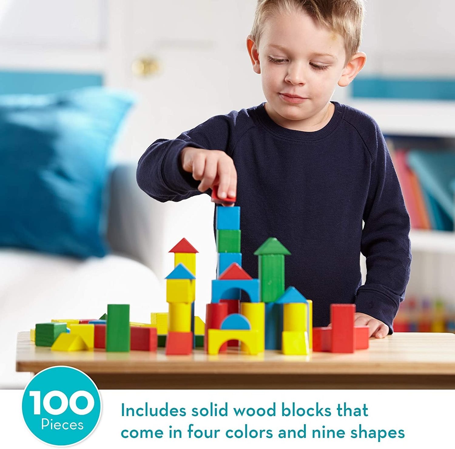 Kids EVA Foam Blocks Gift Play set for Toddlers - Includes Large, Soft, Stackable Blocks in Foam Building Blocks