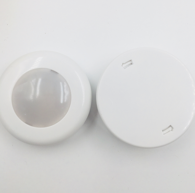 New round shape Wireless LED Puck Lights with Remote Control, Battery Powered Dimmable Kitchen Under Cabinet Lighting