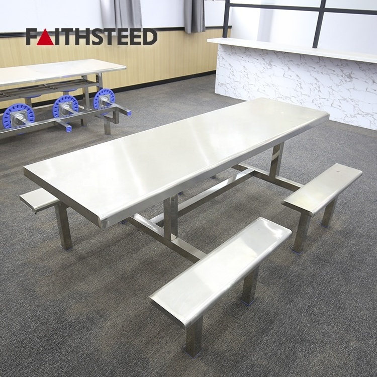 School furniture Dining Table Set Table and Chairs Foldable School dining hall tables