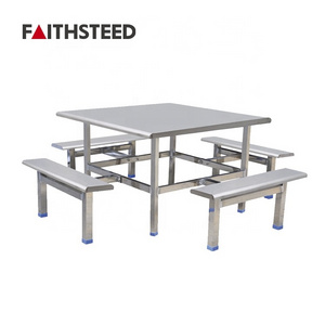 School furniture Dining Table Set Table and Chairs Foldable School dining hall tables