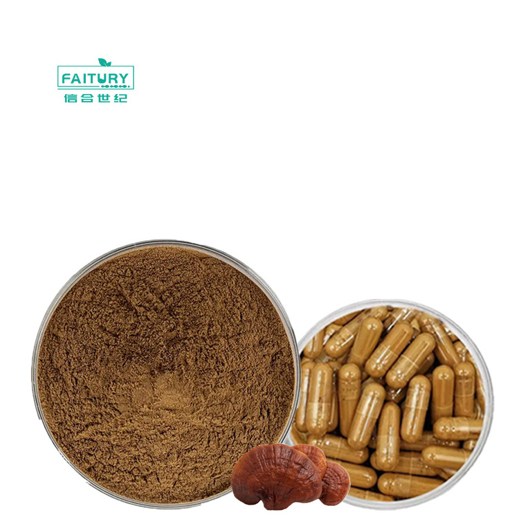 Factory supply Ganoderma lucidum extract Reishi Mushroom polysaccharide Ganoderma lucidum Powder Ganoderma lucidum Capsules