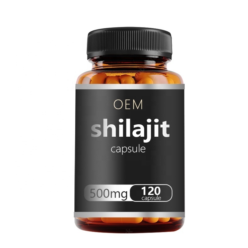 OEM Fulvic Acid Shilajit Dry Drops Shilajit Capsules Pure Himalayan Organic Shilajit Resin