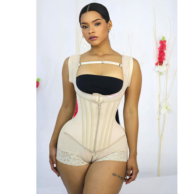 Sculpting Shaper Ultimate Hourglass Figure Waist Faja with Built-in Waist Trainer Maximum Compression Shapers