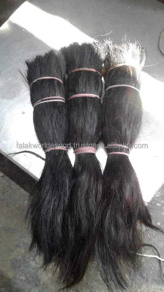 Natural Buffalo tail hair/Buffalo and Cow natural tail hair Firom India FALAK WORLD EXPORT