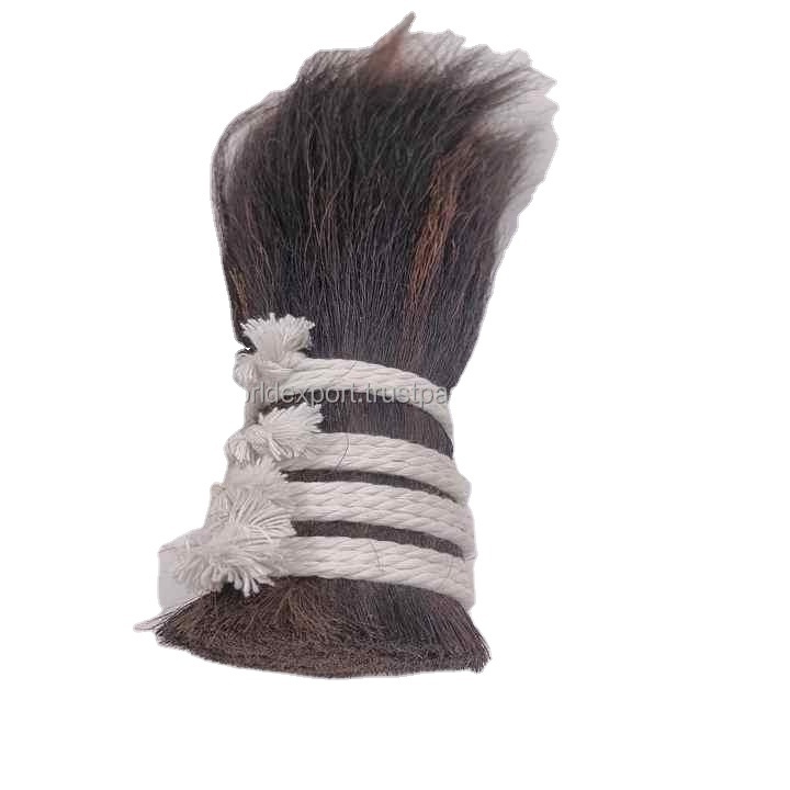 Premium buffalo tail hair best quality and modern design Use for cosmetic brush From Falak World Export