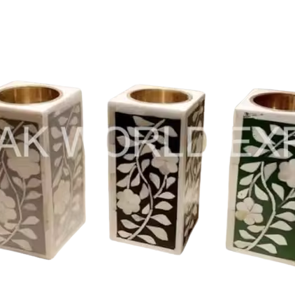 God look mother of pearl candle holder best quality with top design Use for home decoration From Falak World export