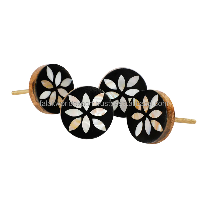 Natural bone inlay cabinet knob best quality and modern design Use for furniture From Falak World Export