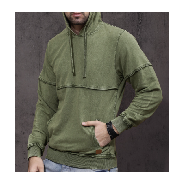 Men's Sublimation Hooded Hoodie Sweatshirt Color Block Stylish Sublimated Hoodies in Polyester Fabric