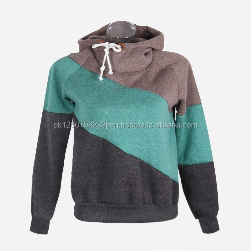 3 Tone different Color Hoodie - Men Hoodie - Slim Fit Hoodie