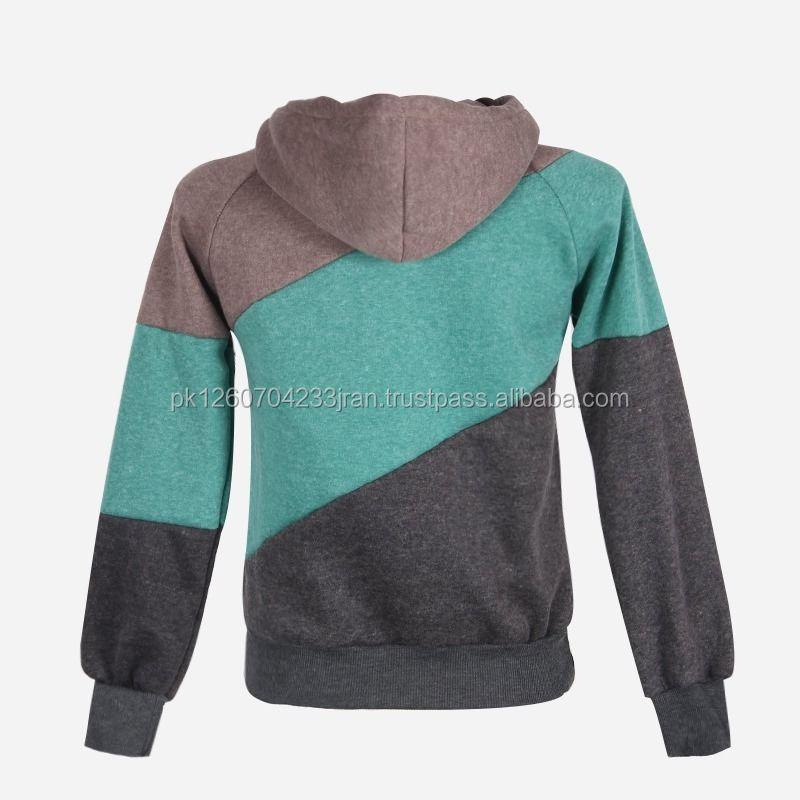 3 Tone different Color Hoodie - Men Hoodie - Slim Fit Hoodie