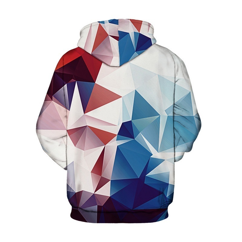 Men's Sublimation Hooded Hoodie Sweatshirt Color Block Stylish Sublimated Hoodies in Polyester Fabric