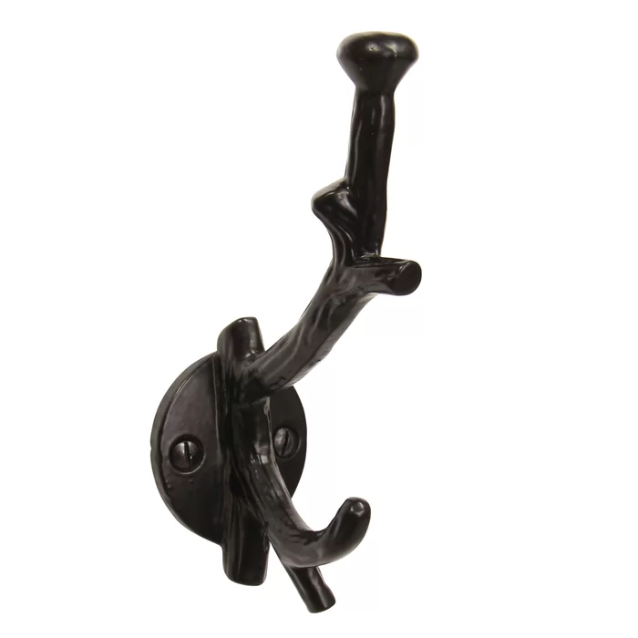 New Design cast iron wall hook black for kitchen bathroom home office wall decor cabinet coat hook made in india wholesale 2023