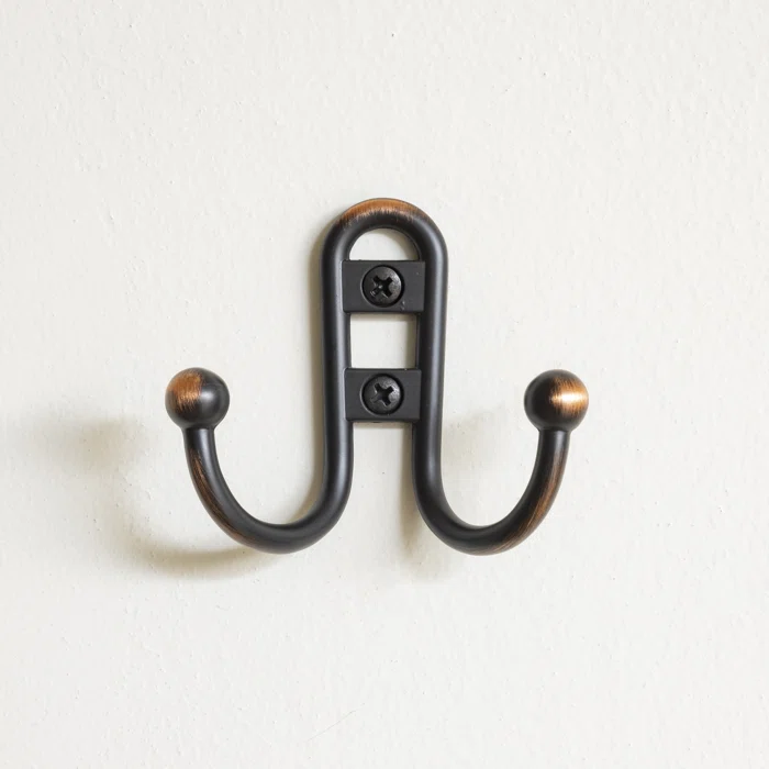 New Design cast iron wall hook black for kitchen bathroom home office wall decor cabinet coat hook made in india wholesale 2023