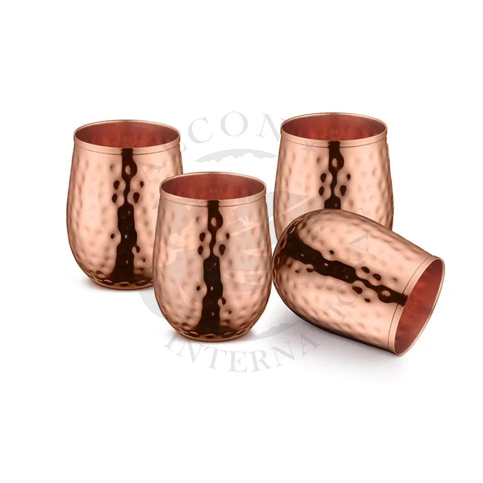 200ML Wine Glass Goblets Stainless Steel Copper Champagne Martini Cocktail Cup