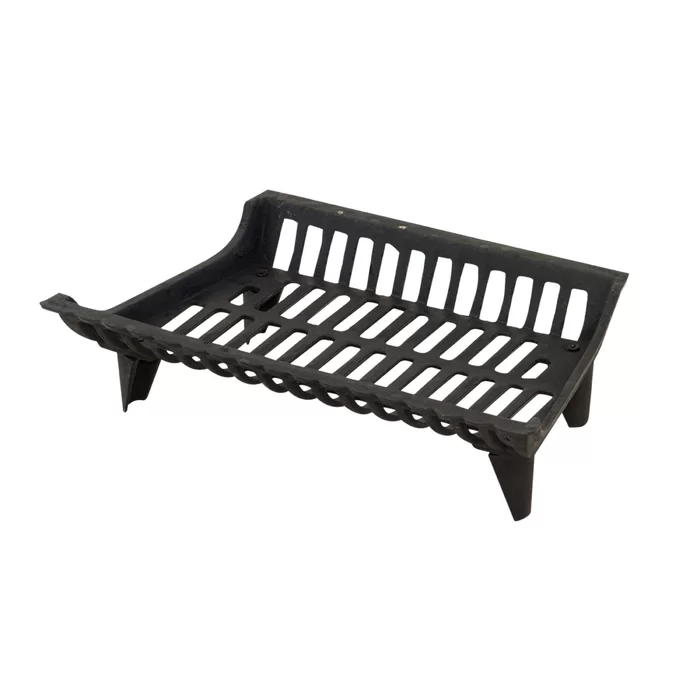 Wrought Iron Rack Holder Handcrafted  Black  Outdoor Heating Large Cast Iron Fireplace Accessories Fire Grate