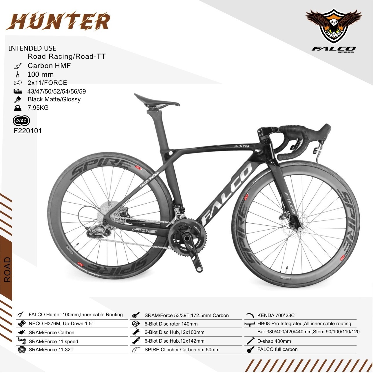 FALCO design 700C Road Race Bike 12 Speed New Style Super Light Carbon Road Racing Bike road whole bike