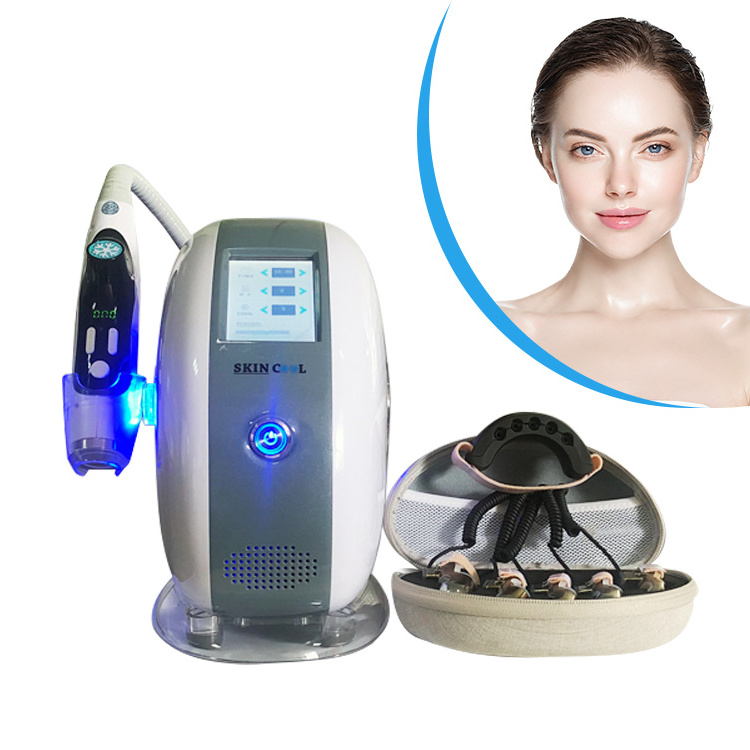 2024 Portable Gold Finger Massager Skin Cool Rf Lifting Eye Care Face Body Massage Beauty Machine Golden Finger Wrinkle Remover