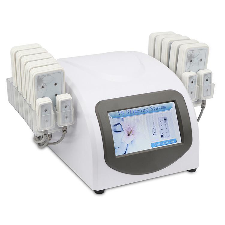 Home Use Fat Removal Lipo Laser 6d lipolaser 8 in 1 slimming machine full body 10d Lazer Lipo Pads Lipolaser Machine