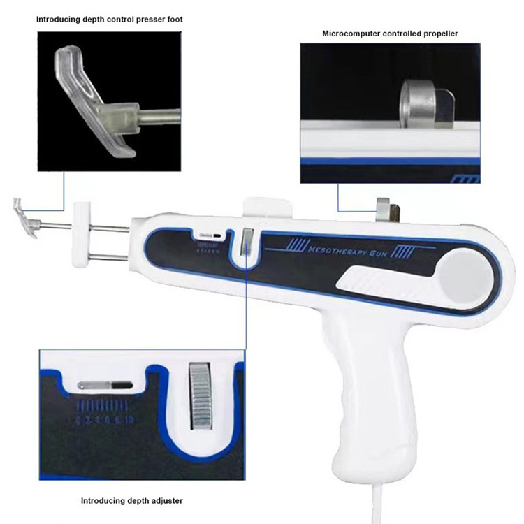 Prp Meso Injector Therapy Gun Mesotherapy Gun Beauty Salon Machine For 2024 Whitening u225 Mesotherapy gun