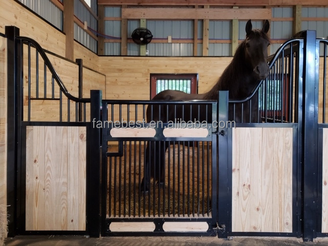 Hinged Door Horse Stalls sliding stall door Custom Horse Stalls Classic Equine Equipment