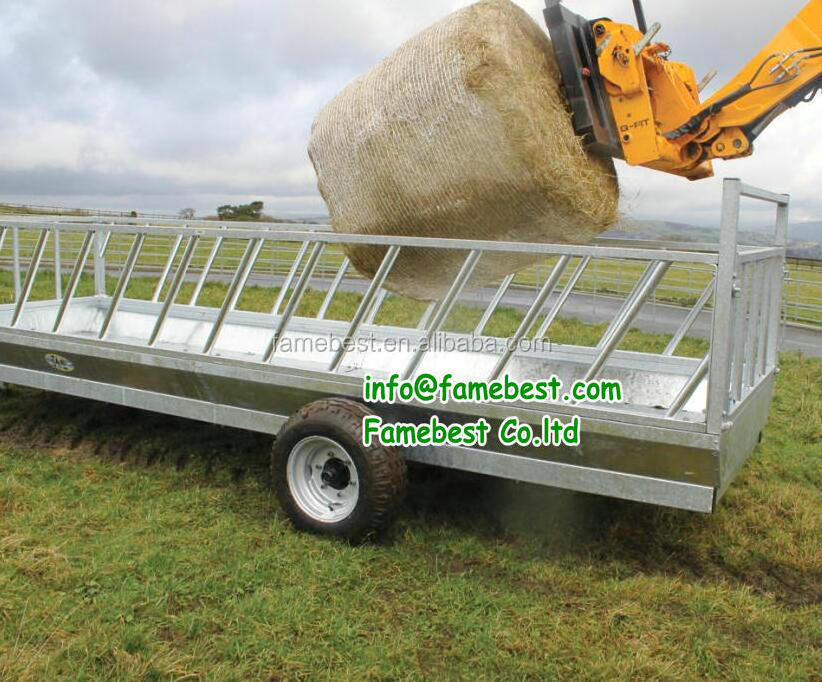 Livestock hay feeder for cattle and horse,corral feeder with roof