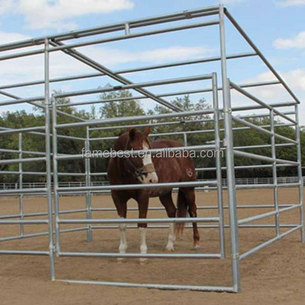 for rounding up cattle in the fields, penning calves, cattle gateways galvanized cattle fence panels