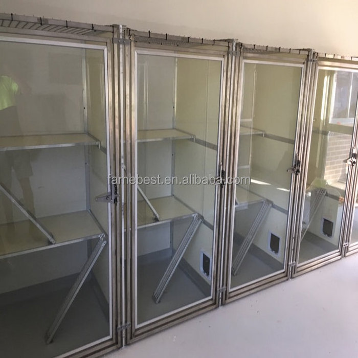 Dog Kennel Multiple Inside/Outside Kennels Multiple Dog Runs with full free standing stalls