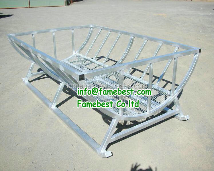 Livestock hay feeder for cattle and horse,corral feeder with roof