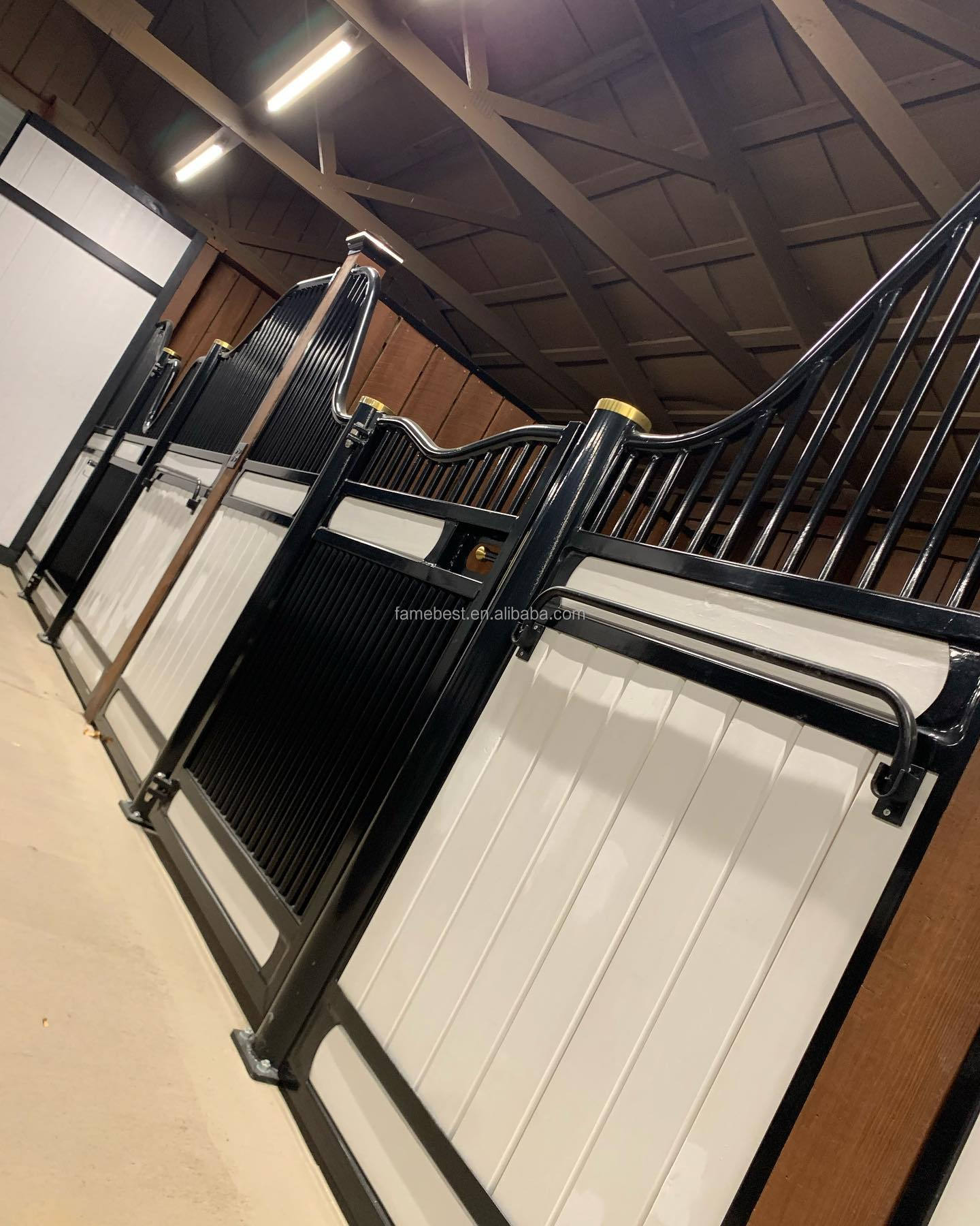 Hinged Door Horse Stalls sliding stall door Custom Horse Stalls Classic Equine Equipment