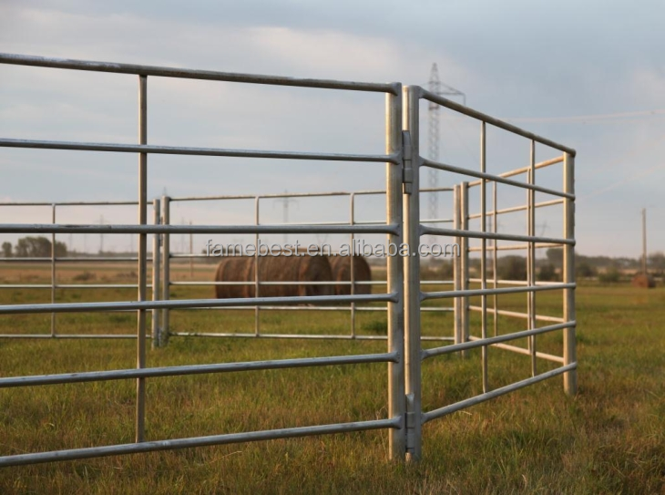 Australia Livestock Cattle Round Pen Panels Fencing Factory Australia Market 6rails Farm Cattle Panels/horse Yard Panels