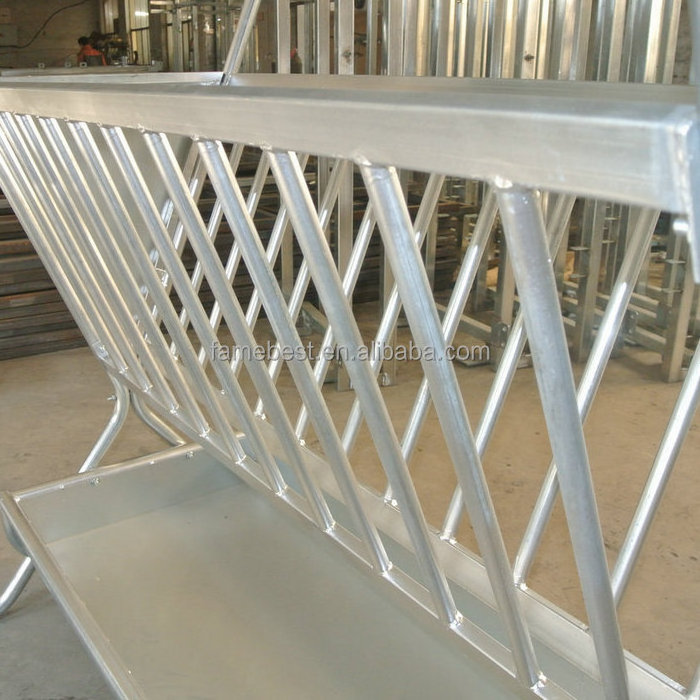 Wholesale Hot-dip Galvanized steel sheep hay feeder,Sheep Feeder with roof