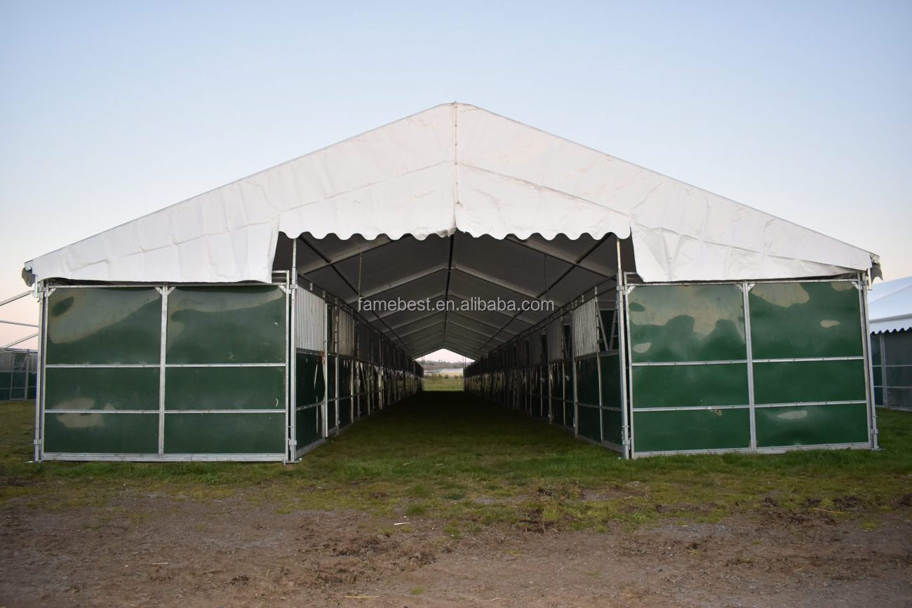 Portable Stabling for Equestrian Events Good quality temporary stables for horse used on horse farm