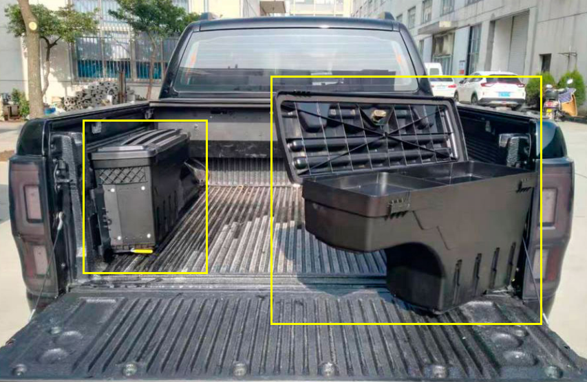 High Quality Rear Truck Bed Swing Storage Case Tool Box for Amarok 2011-2022