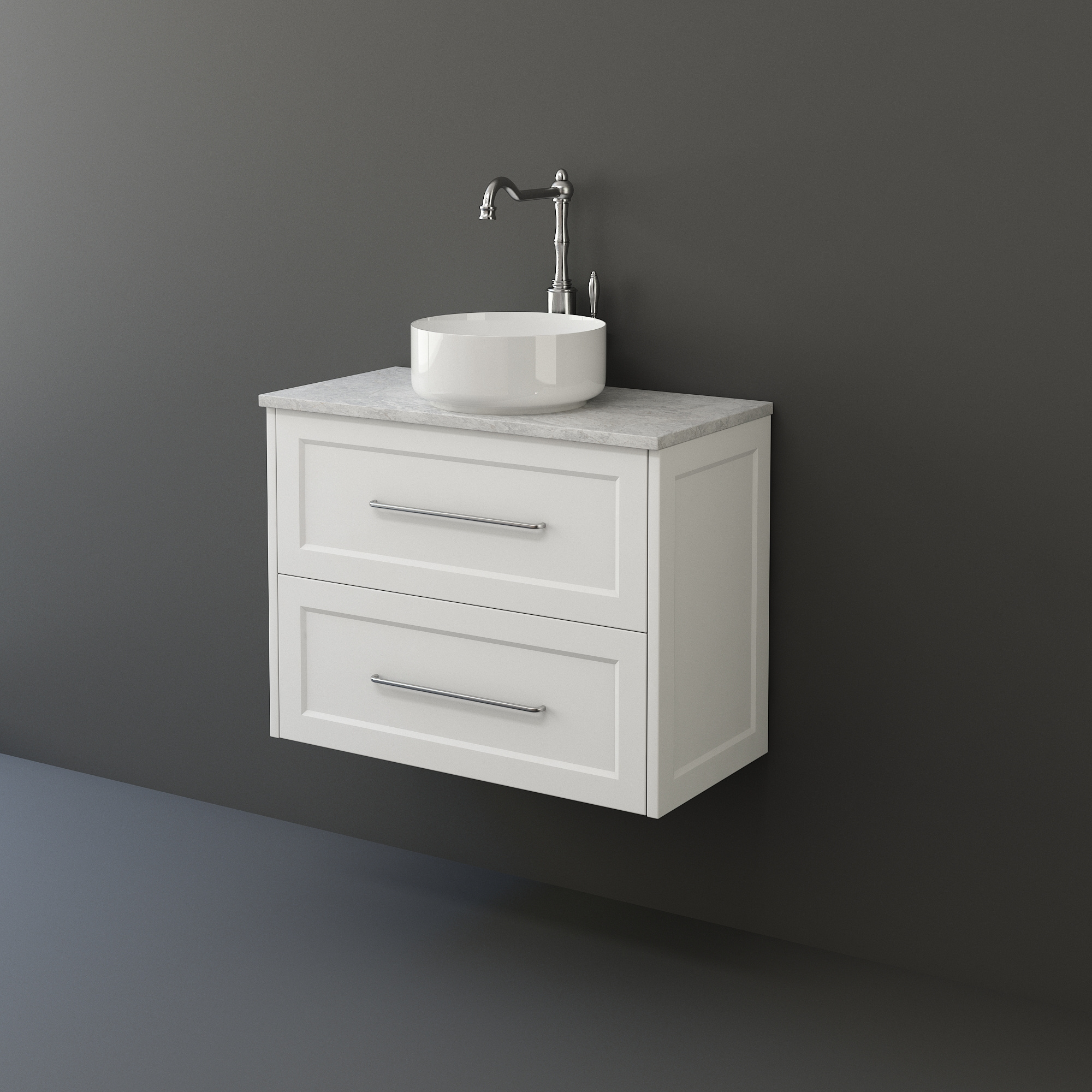 Cabinet Vanities with Ceramic Basin and Mirror Floating Vanity Bathroom Vanity high quality modern wall mounted bathroom cabinet modern bathroom Marble Sink Sink