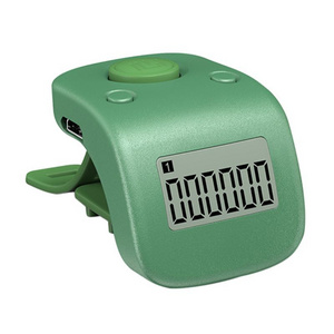 Digital LCD Finger Ring Tally Counter Mini Rechargeable 6Digit Buddha beads Prayer Counter Clicker