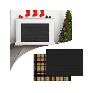 Famicheer BSCI Fireplace Draft Stopper Save Energy Flutted Magnetic Fireplace Blanket Cover Customized Logo Modern Indoor CN;ZHE