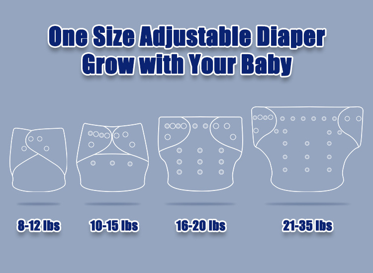 Famicheer reusable organic cotton baby cloth diaper nappy pocket large custom awj large junior cloth diaper