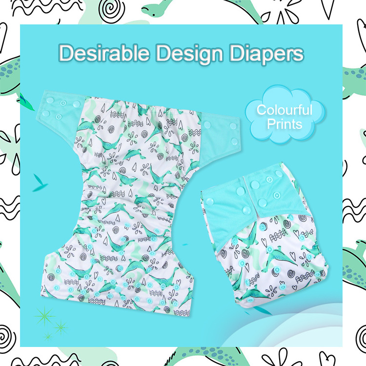 Famicheer New Baby Cloth Diapers Inserts Ecological Washable Reusable Nappies Diaper in Bale Peru Cotton Polyester Fashionable