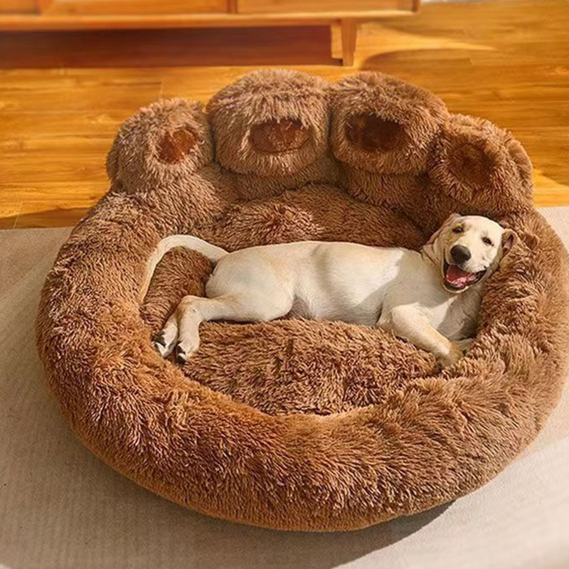 Factory Wholesale Custom Luxury Ashable Dog Beds Colorful Soft Warm Pet Bed Dog Nest Large Breathable Pet Dog Cat Sofa Bed