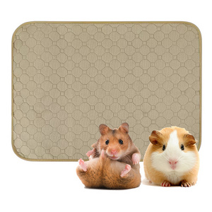 Famicheer hot sale soft fleece guinea pig pee pad waterproof puppy mat liners for guinea pig rabbits