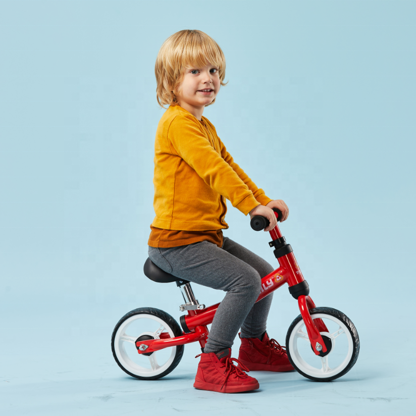 FBB-03 Kid Balance Bike - Easy Assembly for Instant Fun, Portable and Sturdy Ride On Toy with 35cm Seat Height and 10