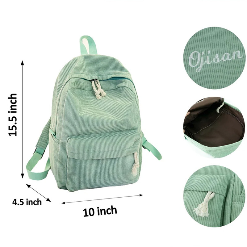 corduroy bag backpack bag waterproof computer laptop backpack  waterproof hiking bag