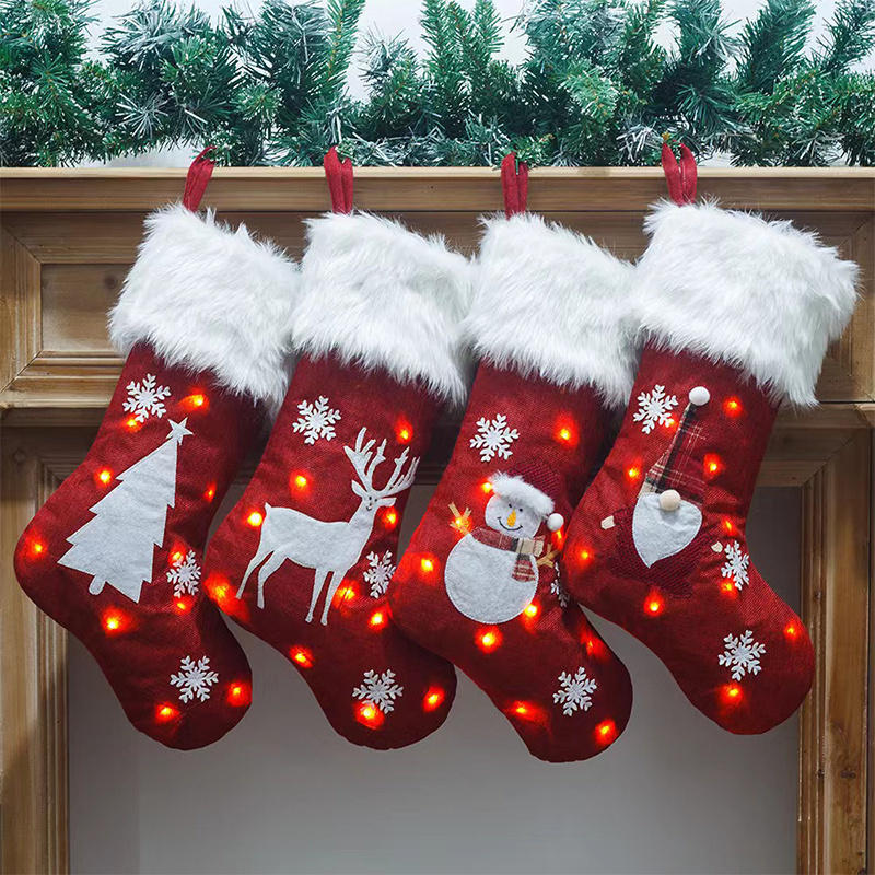 christmas stockings neon christmas stocking customisable hanging christmas stocking